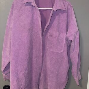 Zara purple button up jacket